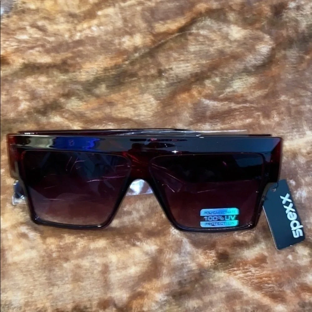 Oversized Clear Wine Spexx Sunnies